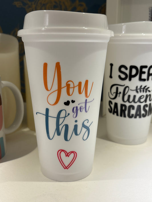 Reusable Coffee Cup – Slogan Collection