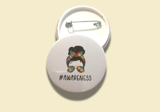 Hidden Disability Badges | Messy Bun Design - Tiodhlac Studio
