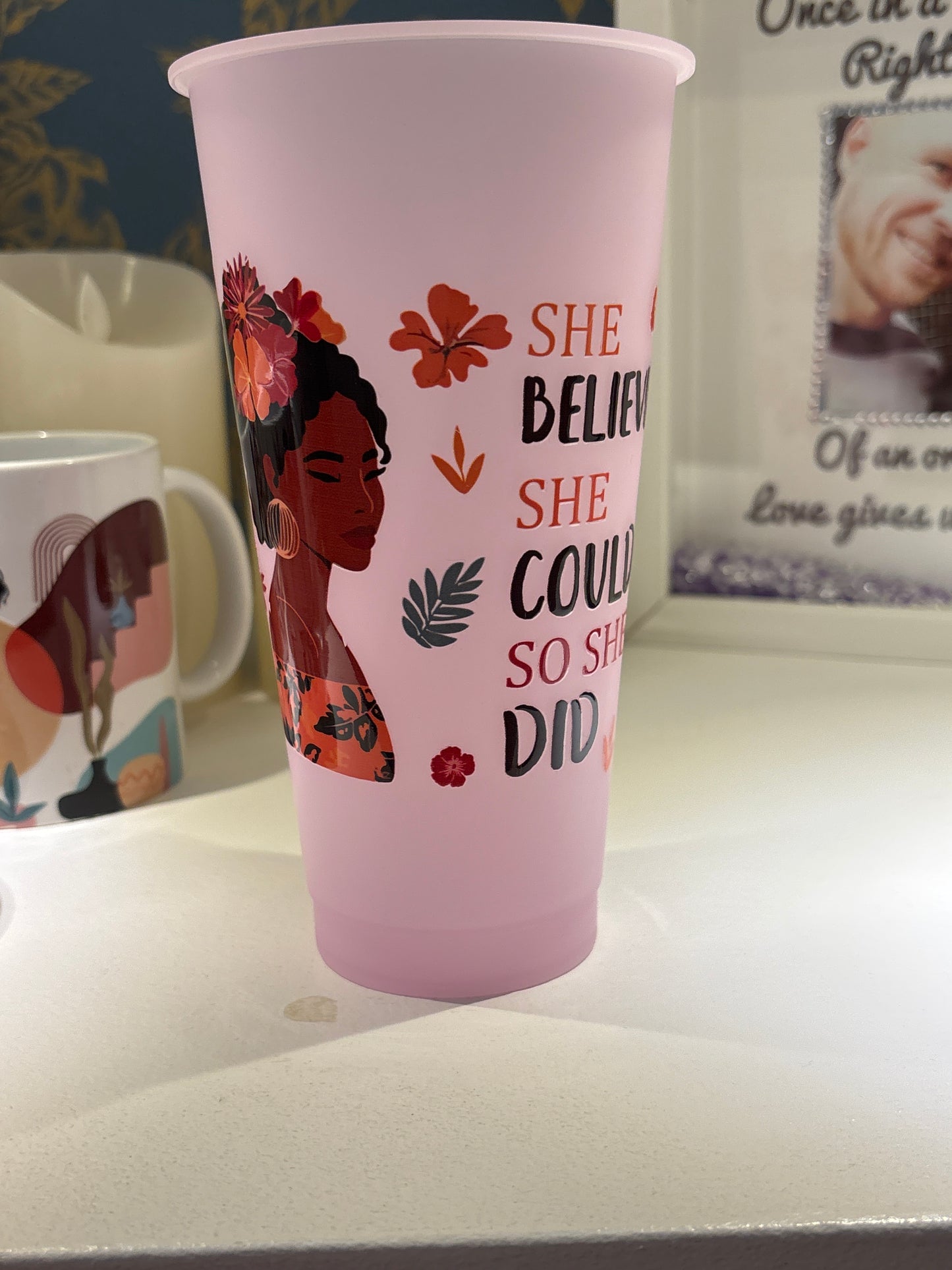 Cold Cup with Decal Design