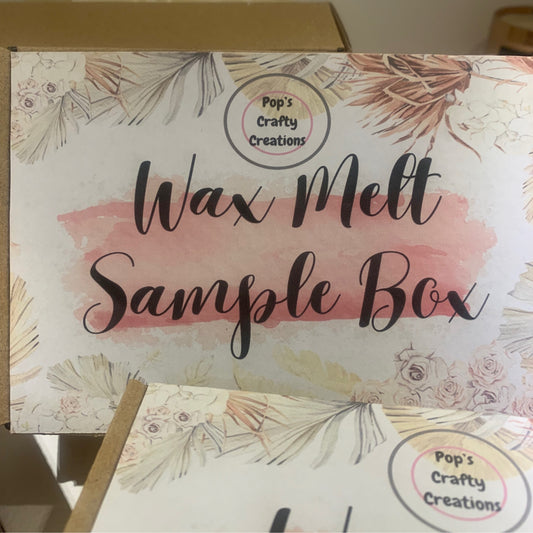 Wax Melt Sample Box