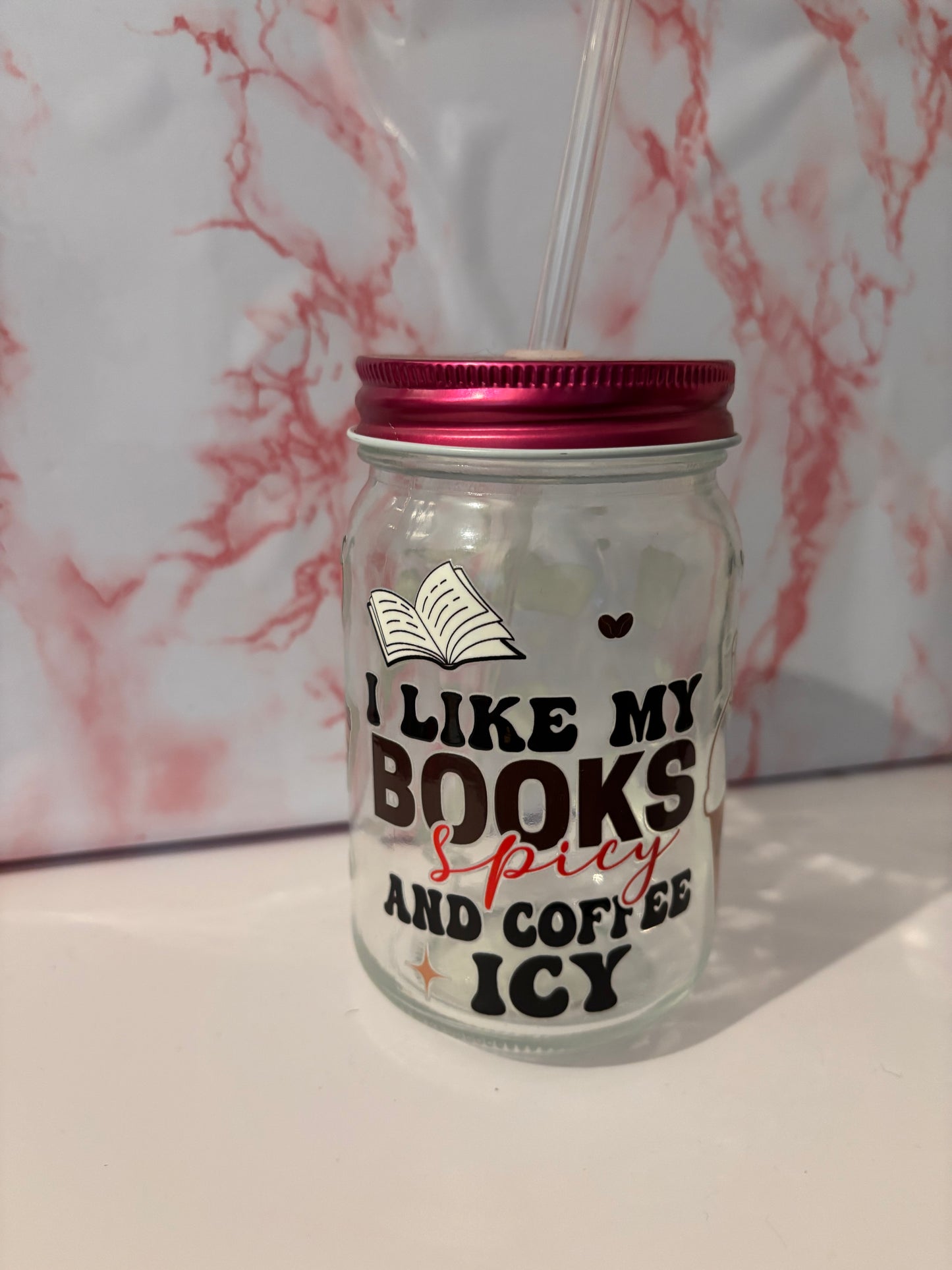 Glass Tumbler – I Like My Books Spicy