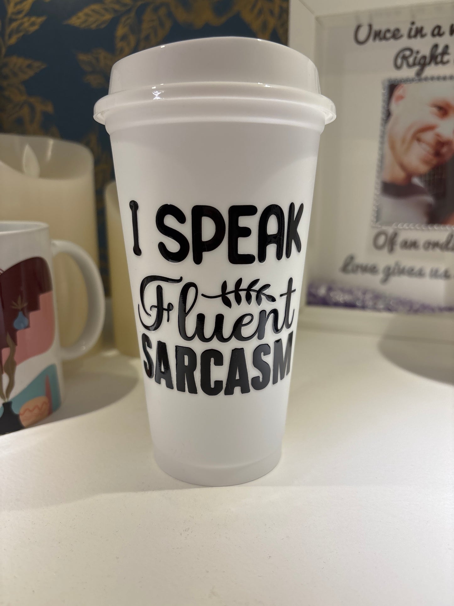 Reusable Coffee Cup – Slogan Collection