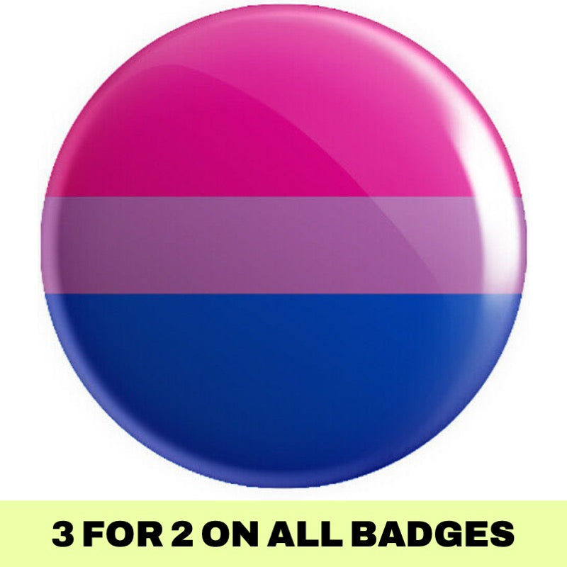 Bisexual Flag Button Badge-2