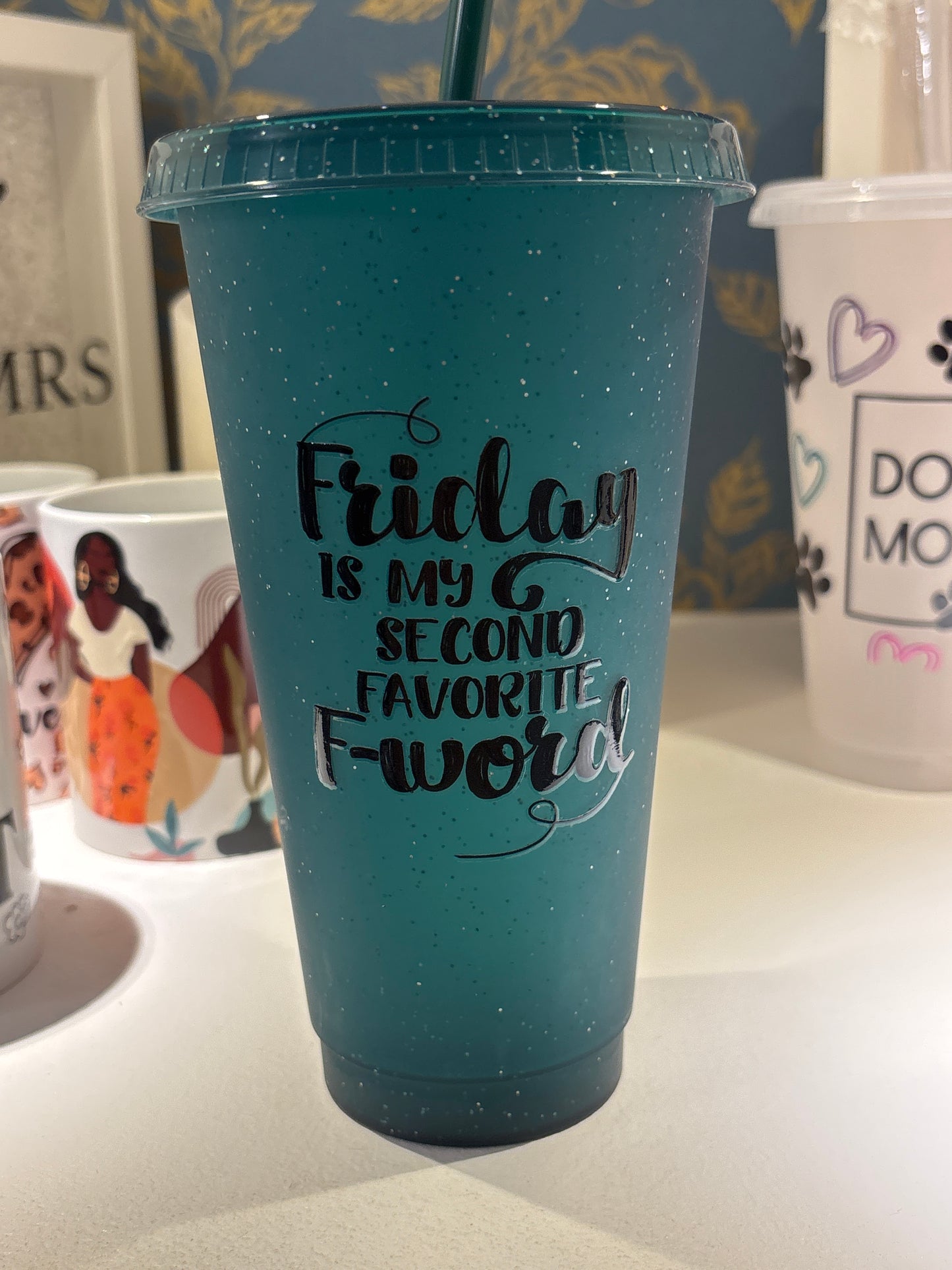 Cold Cup with Decal Design