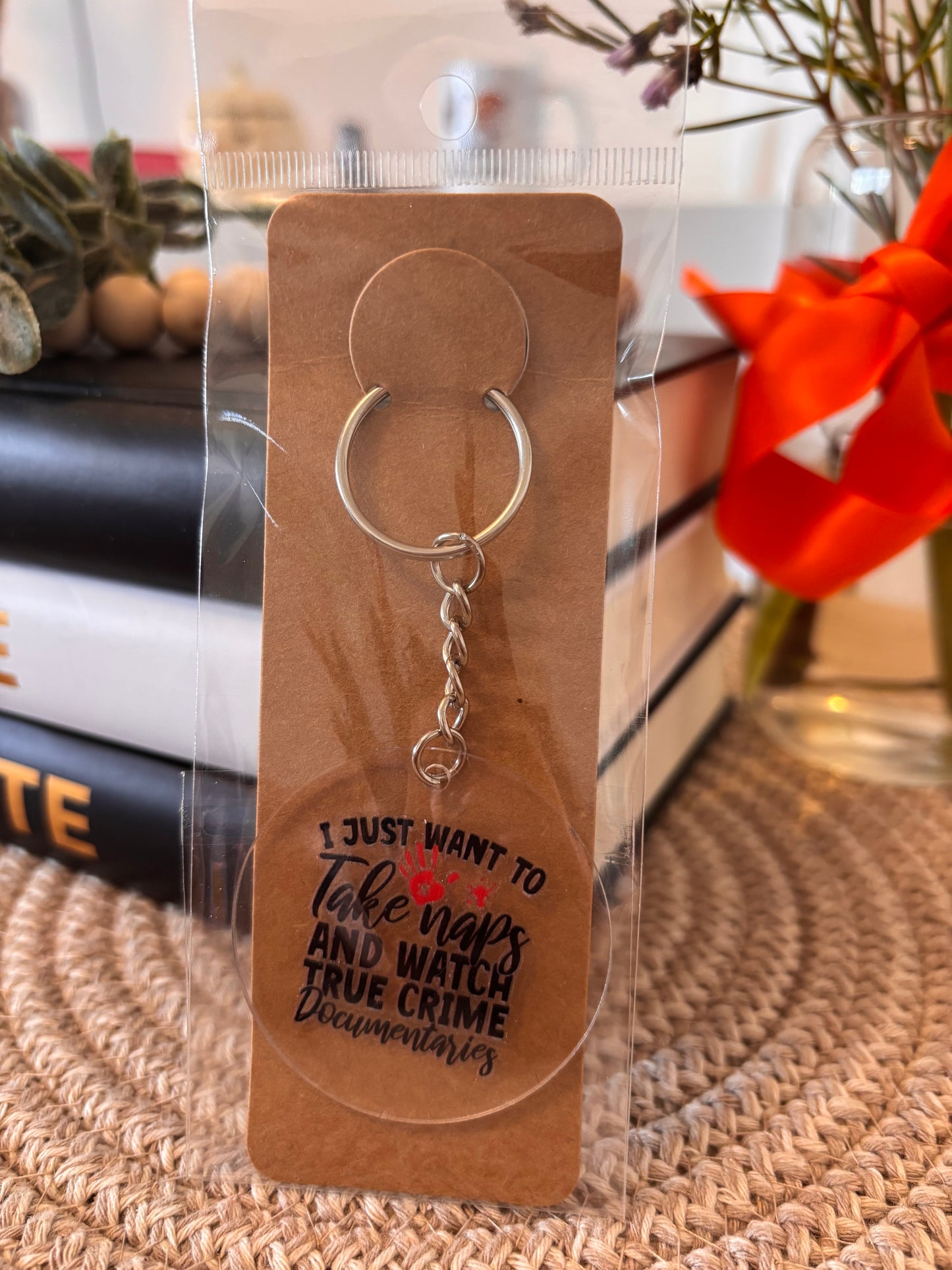 True Crime Keyrings – Crafty Creations Collection