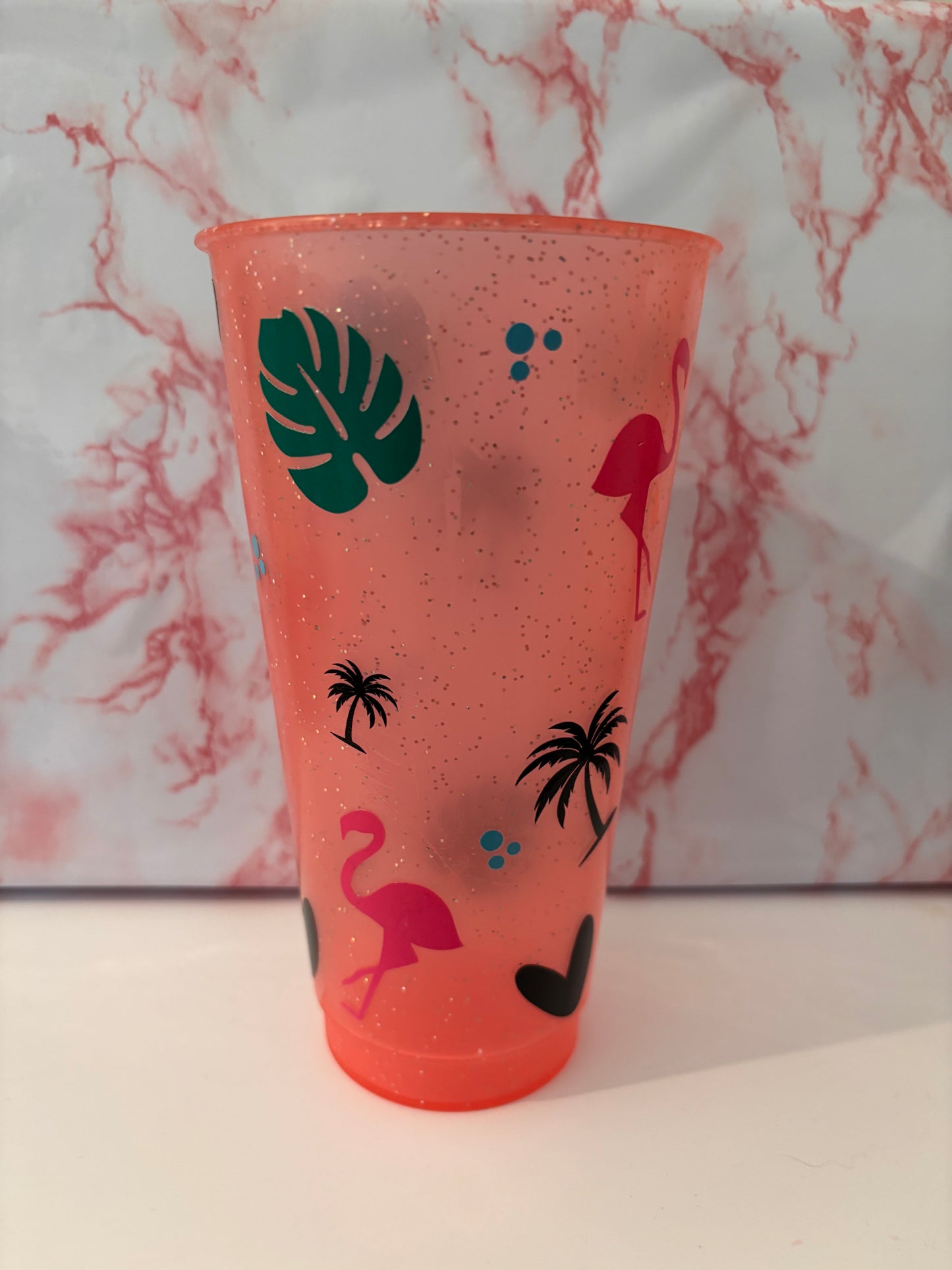 Cold Cup with Decorative Decal