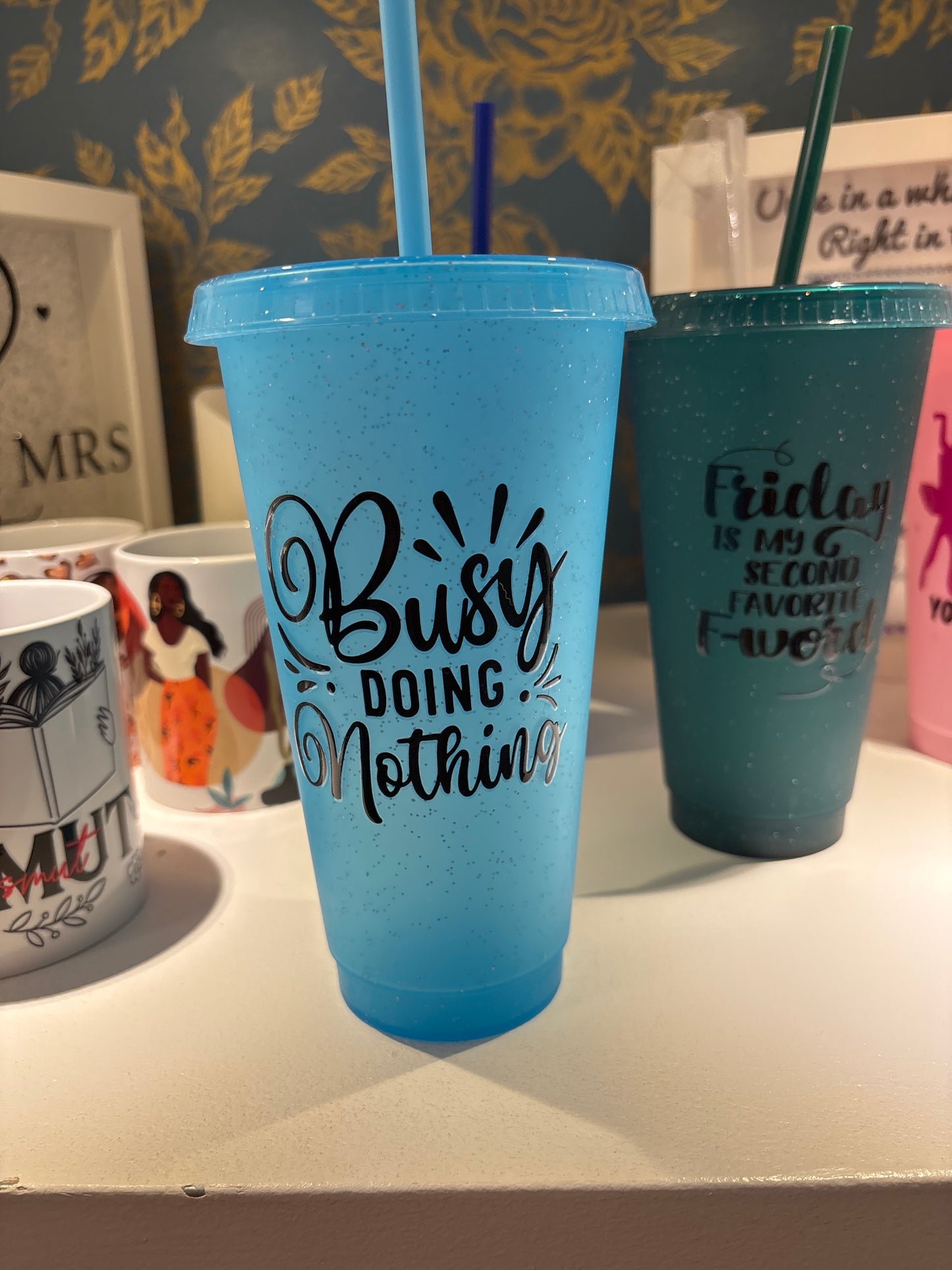 Cold Cup with Decal Design