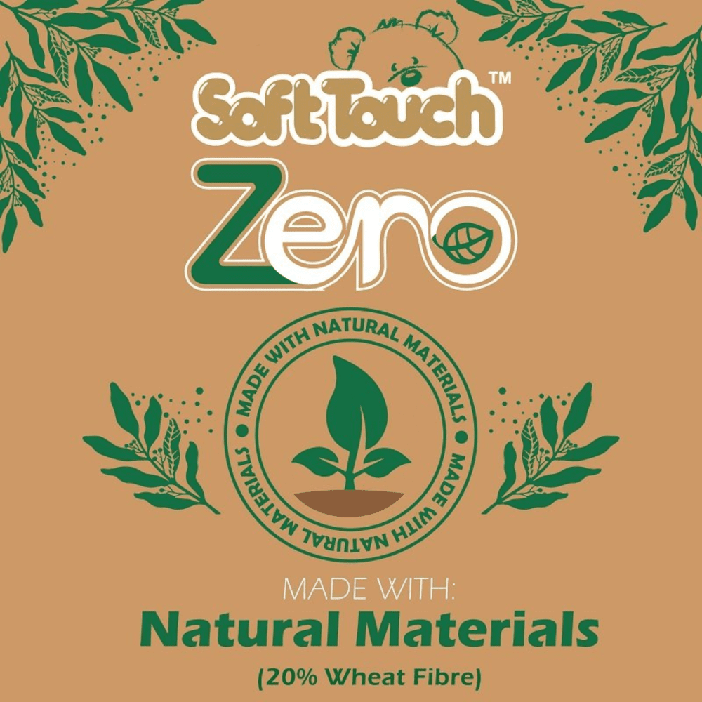 Zero Baby Brush & Comb Set by Soft Touch – Eco-Friendly Baby Grooming Essentials