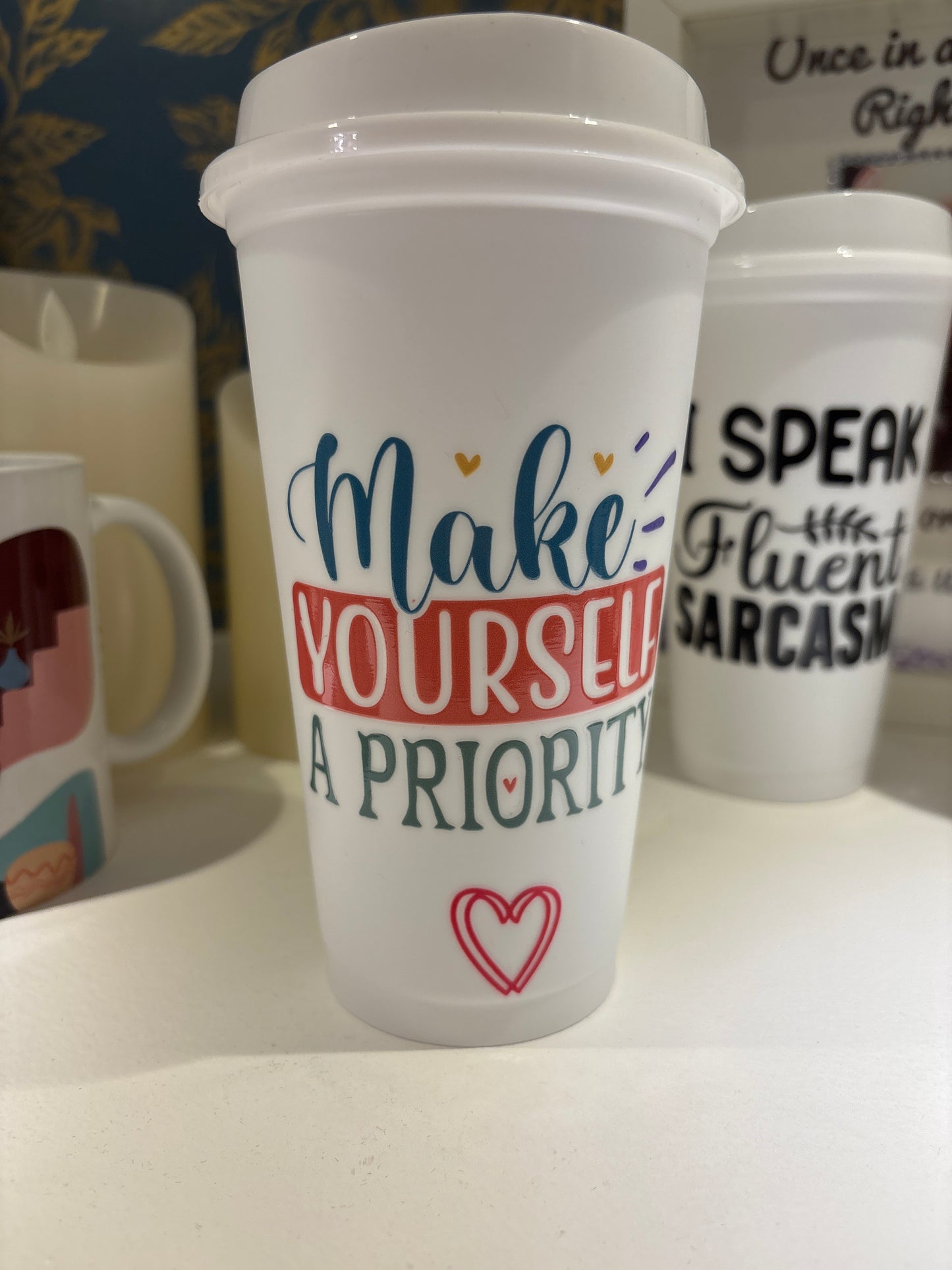 Reusable Coffee Cup – Slogan Collection