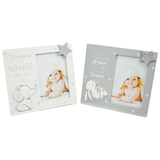 Bunny or Elephant Baby Photo Frame – Charming and Durable