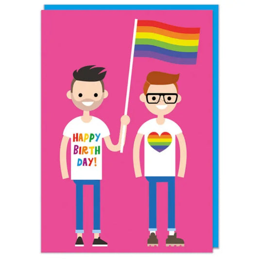 Gay Couple Birthday Card-0