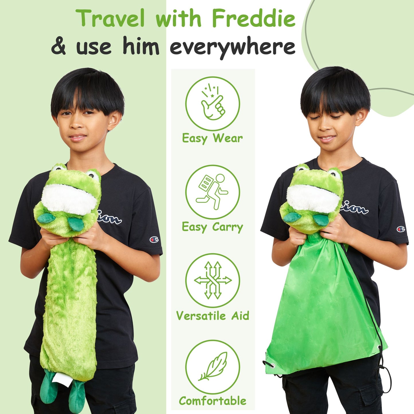 Freddie the Frog Weighted 2lb Pad for shoulders or Lap