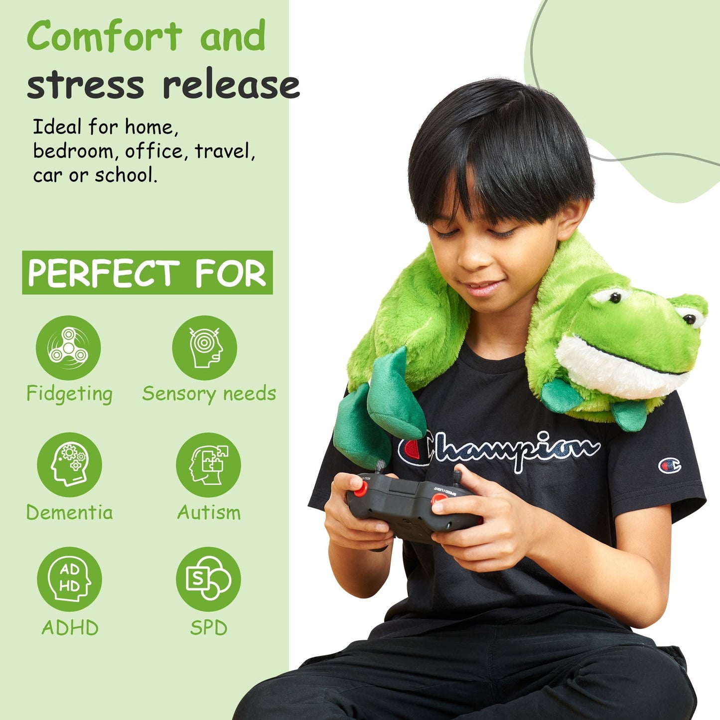 Freddie the Frog Weighted 2lb Pad for shoulders or Lap