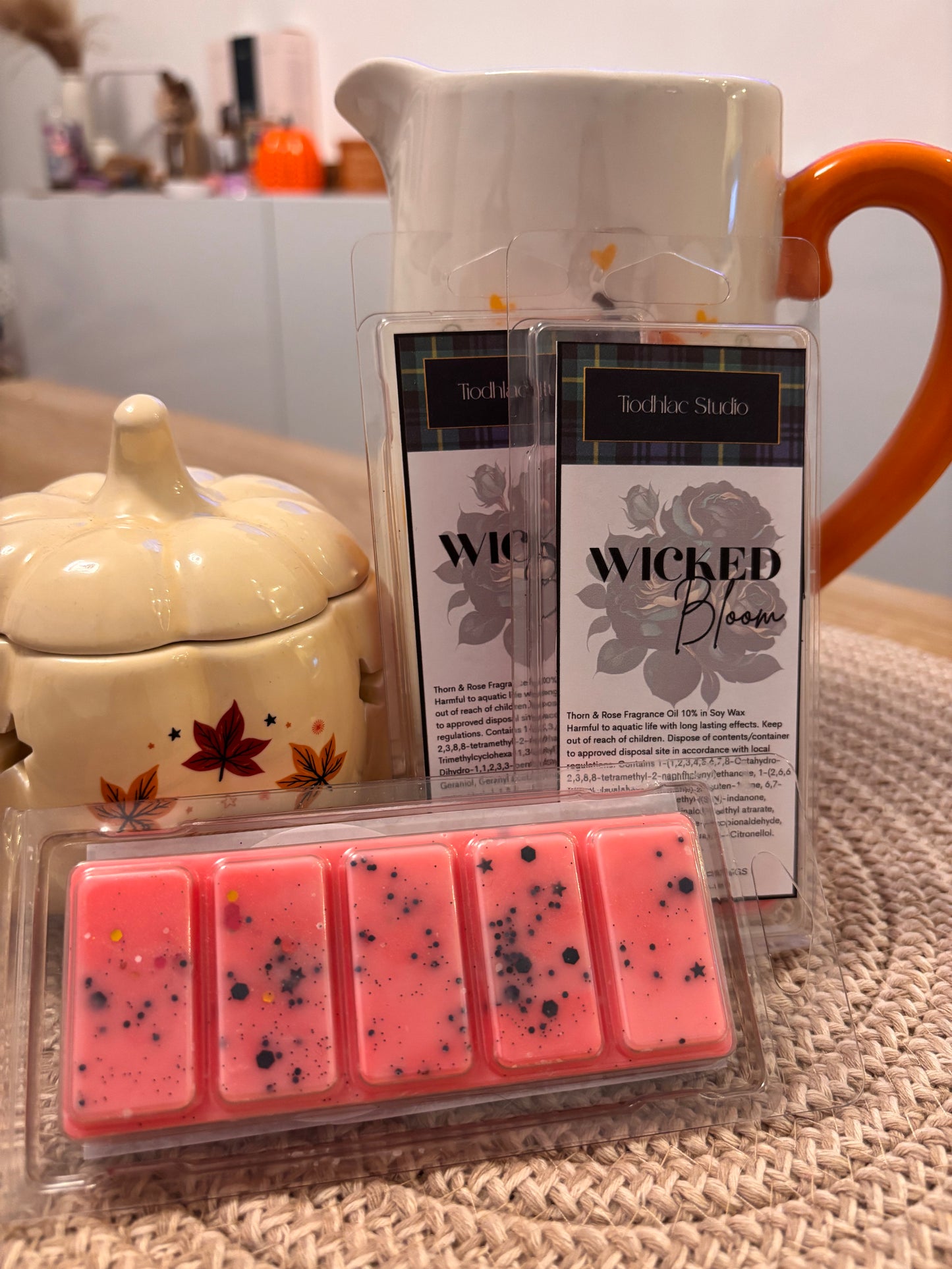 Wax Melt Starter Kit - Crackle Glaze Burner