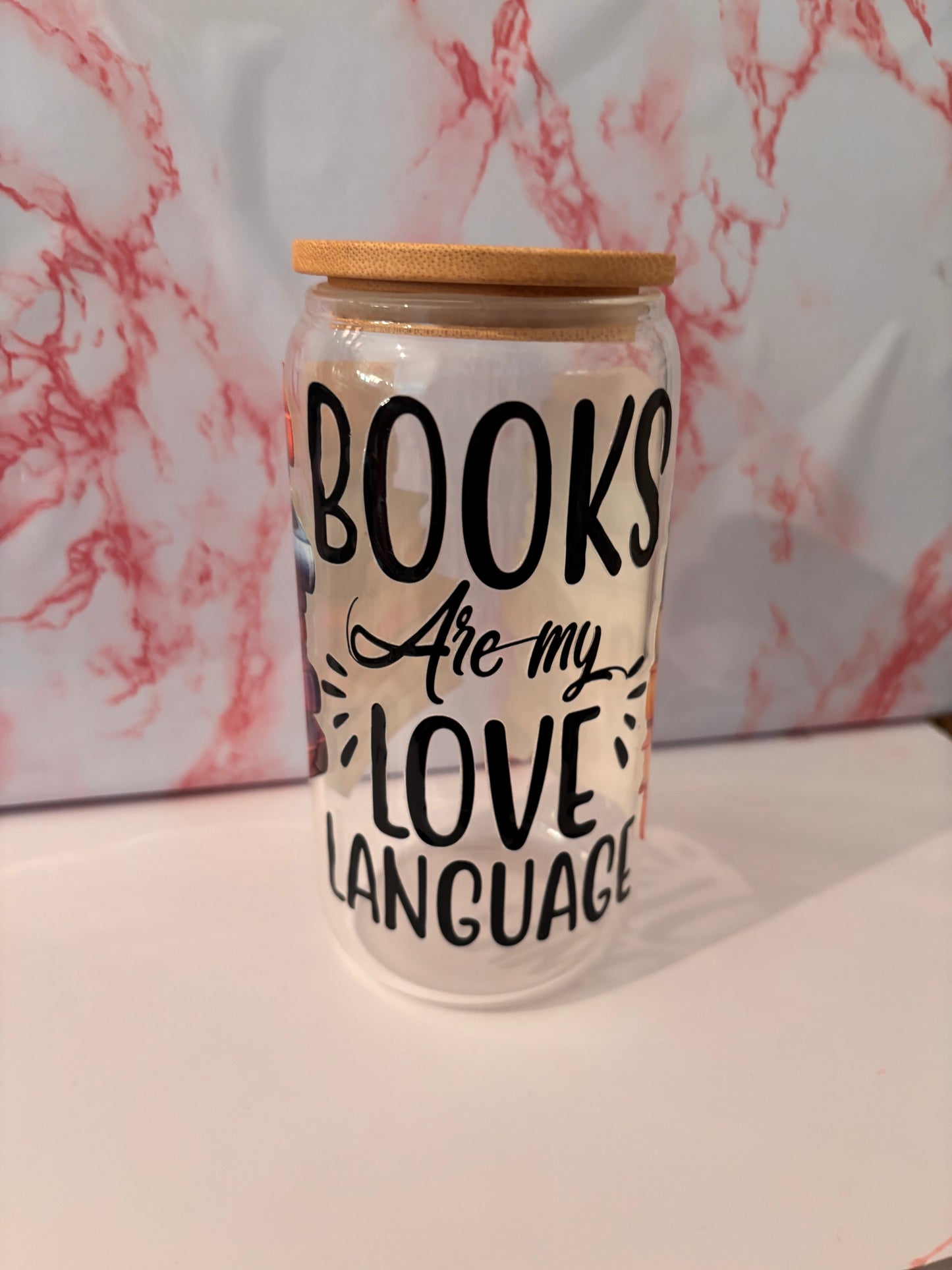 Glass Tumbler – Book Decal Collection