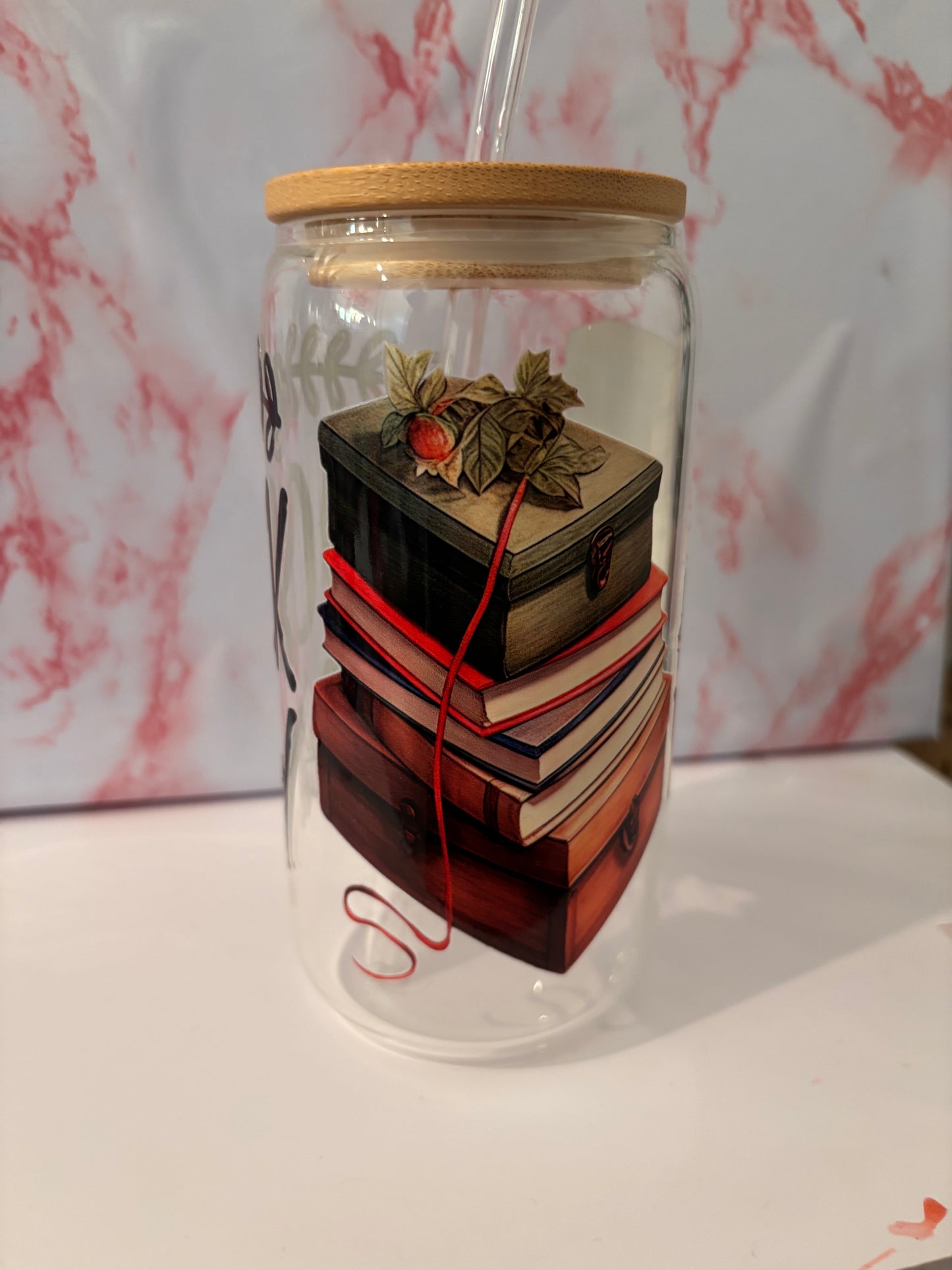 Glass Tumbler – Book Decal Collection