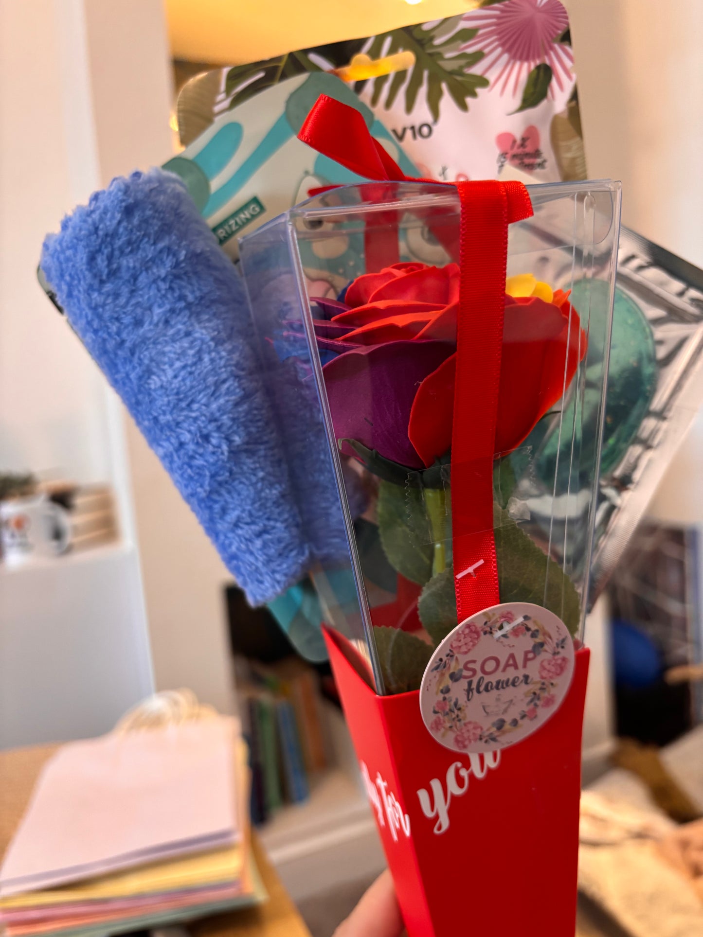 Rainbow Rose Spa Pamper Set