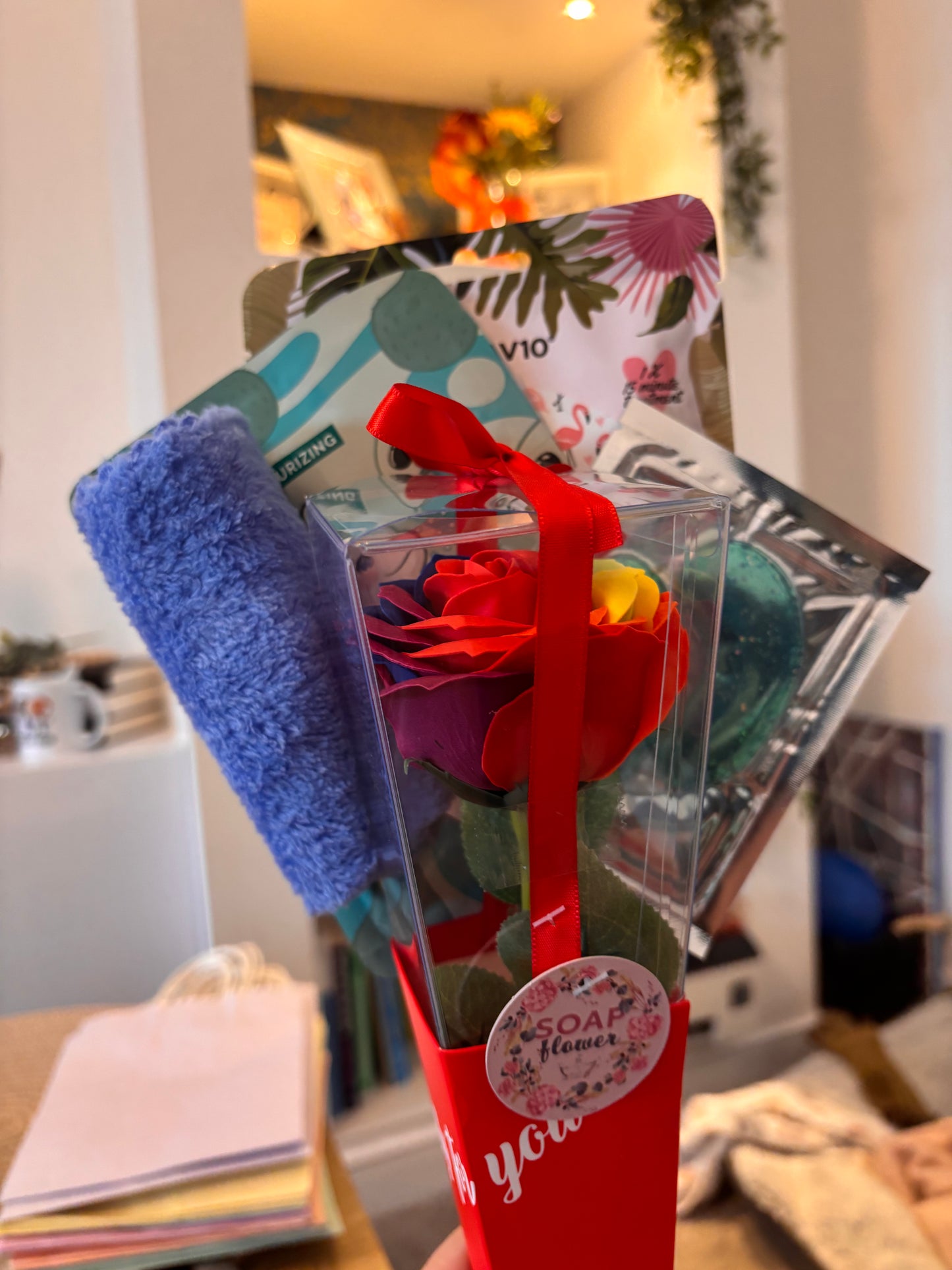 Rainbow Rose Spa Pamper Set