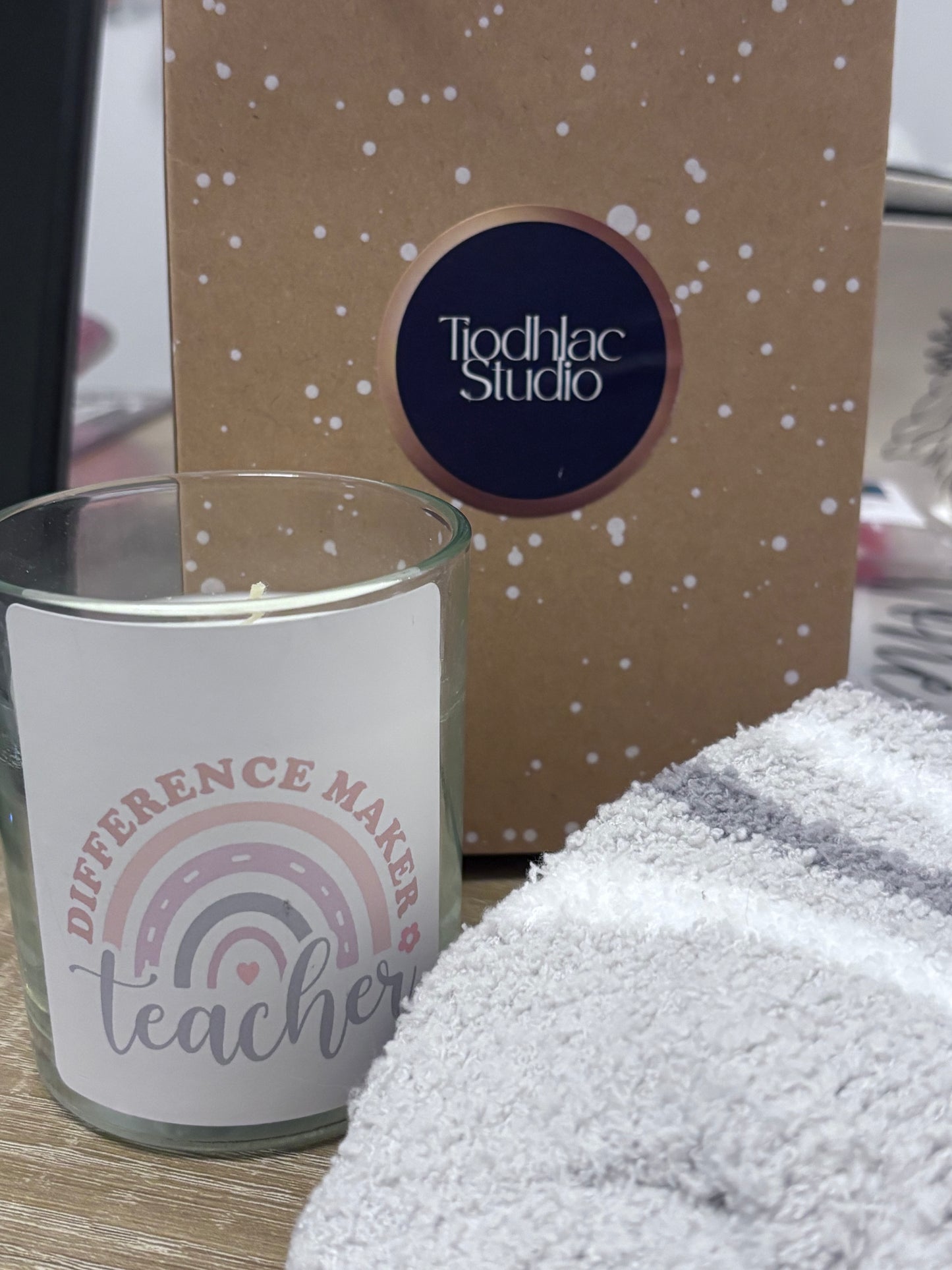 Difference Maker Teacher Candle Gift