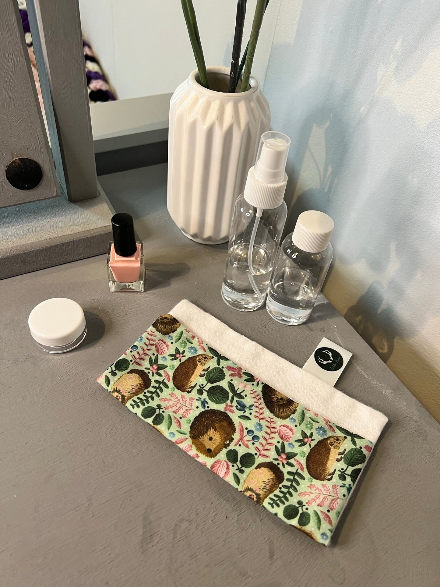 Hedgehog Reusable Face Cloth