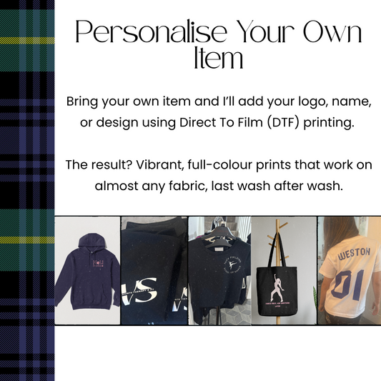 Personalise you own item