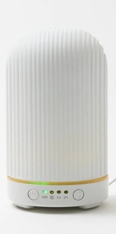 Electric Ceramic Square Ribbed Diffuser