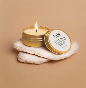 Travel Essential Oil Soy Wax Gold Tin Candles