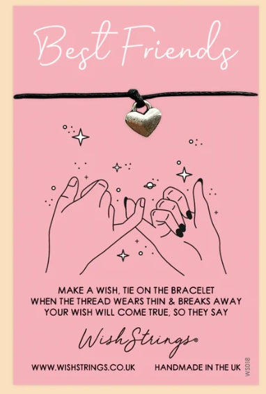‘Best Friends’ Pinky Promise - WishStrings Wish Bracelet