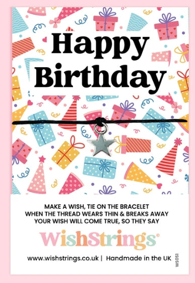 Happy Birthday - WishStrings Wish Bracelet