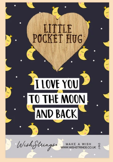 I Love You to the Moon and Back | Pocket Hug