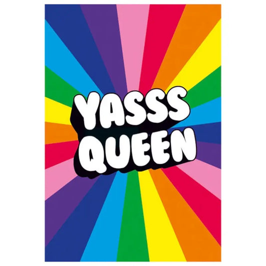 Yasss Queen Fridge Magnet-0