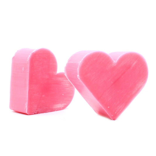Wild Rose Heart Shaped Mini Soaps