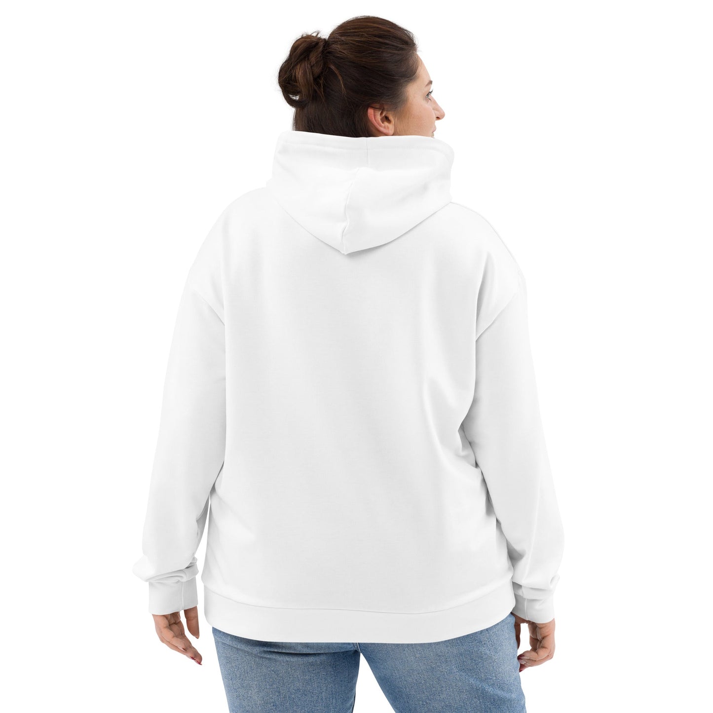 Stop And Smell The Rosé - Womens White Hoodie