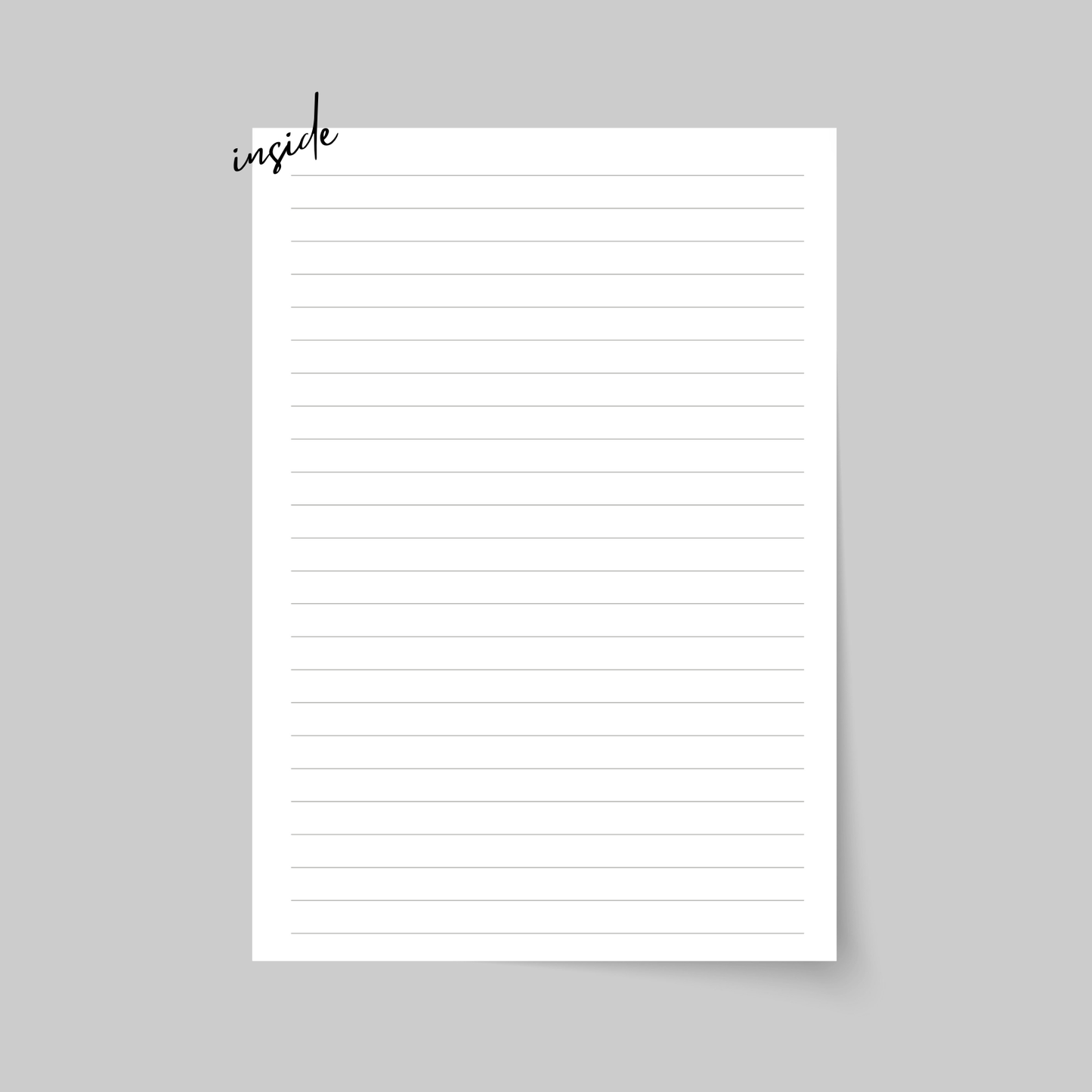 Raising You, Lined Notebook