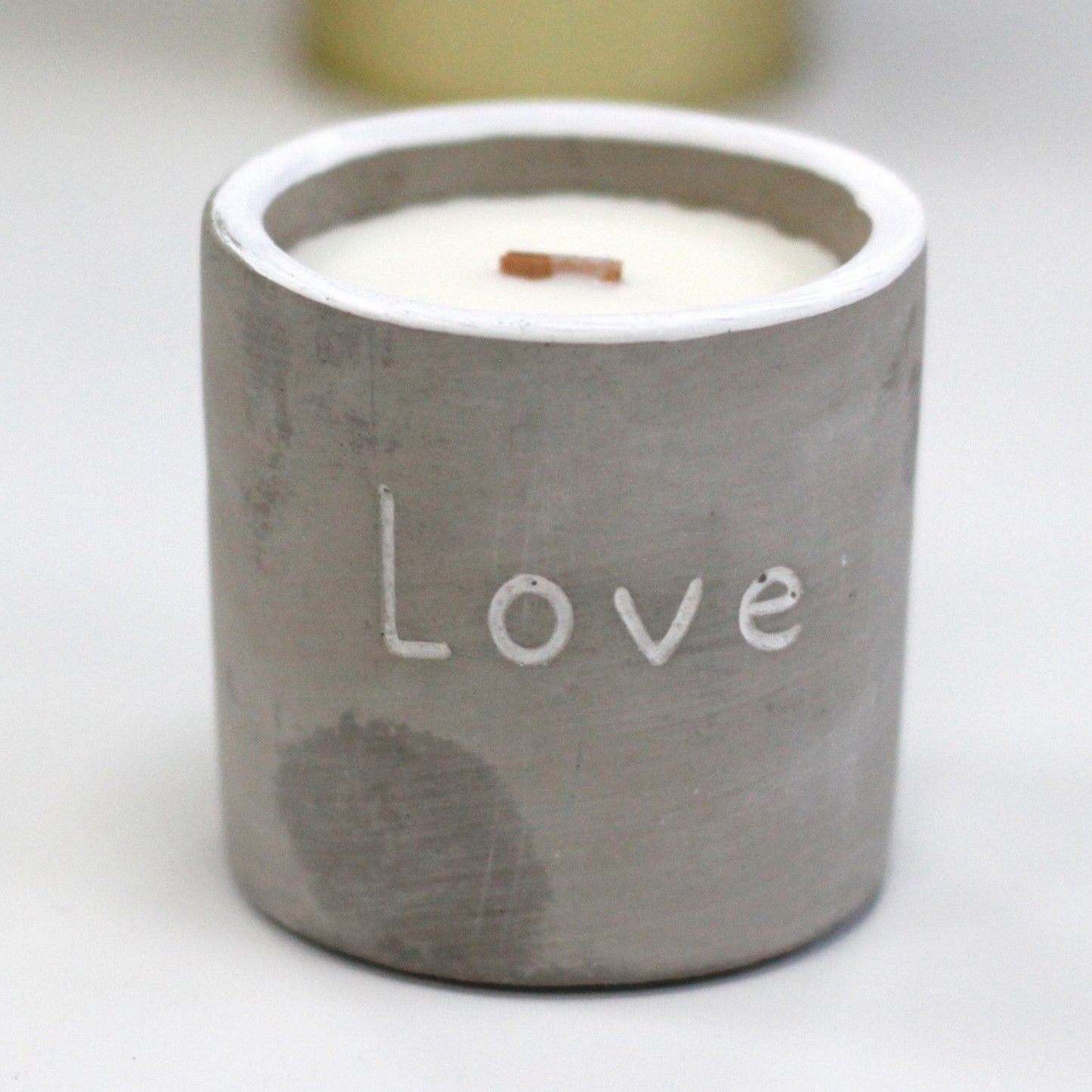 Concrete Pot Candle - Purple Fig & Cassis