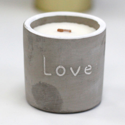 Concrete Pot Candle - Purple Fig & Cassis