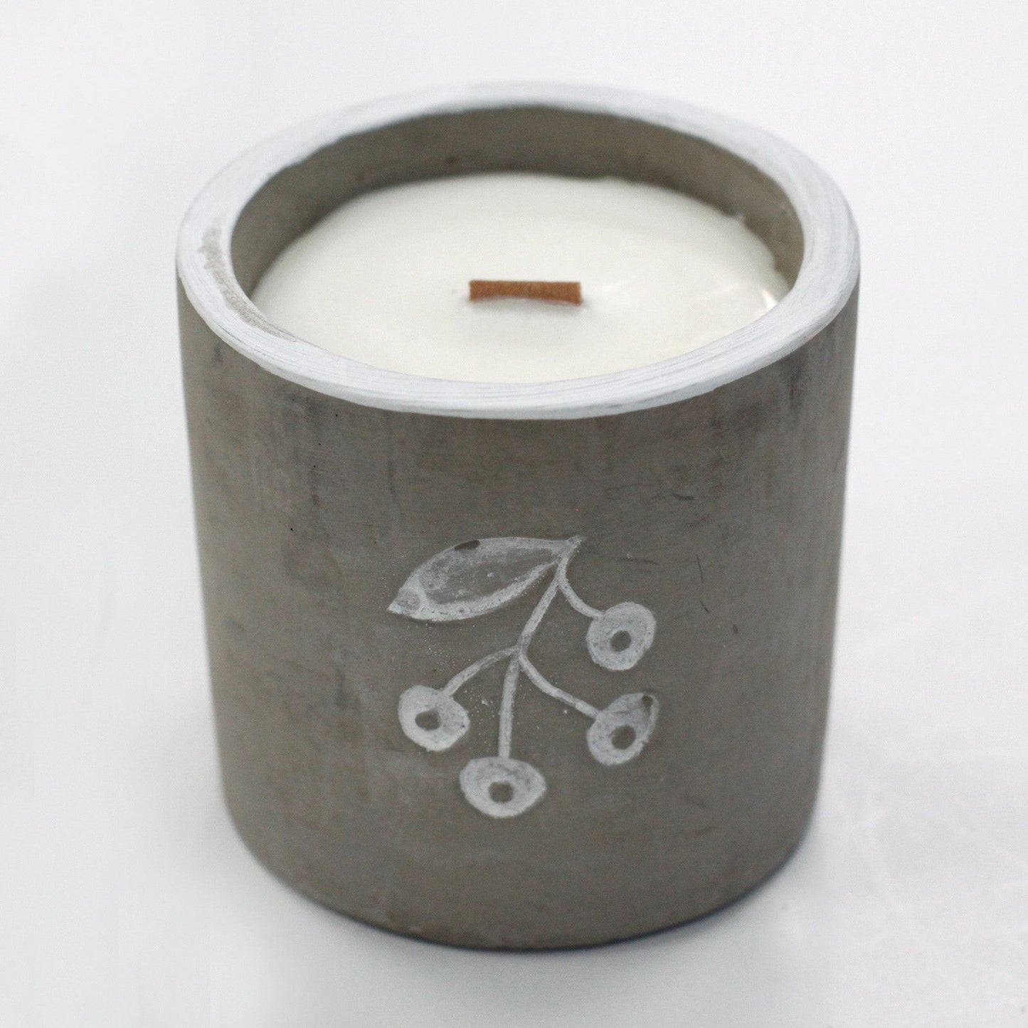 Concrete Pot Candle - Juniper & Sweet Gin
