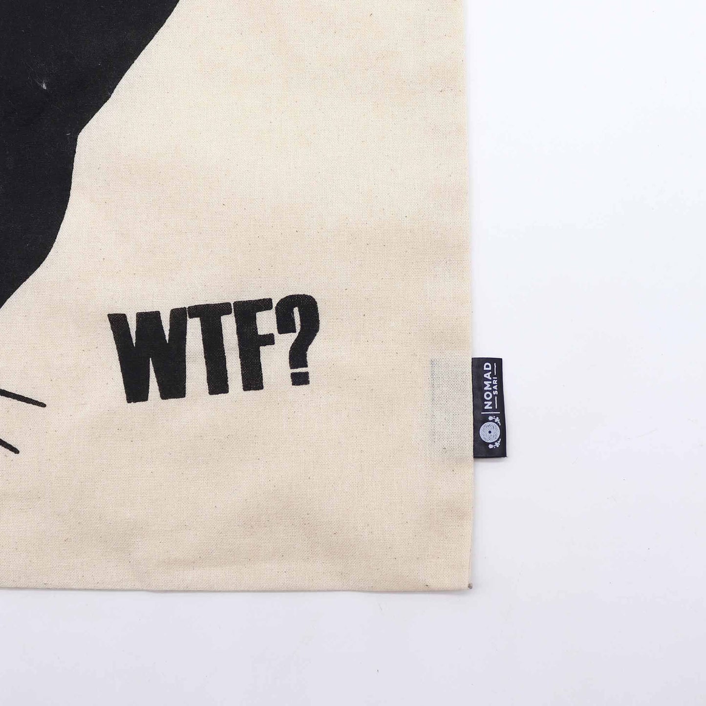Black Cat - Basic Tote Bag - Natural