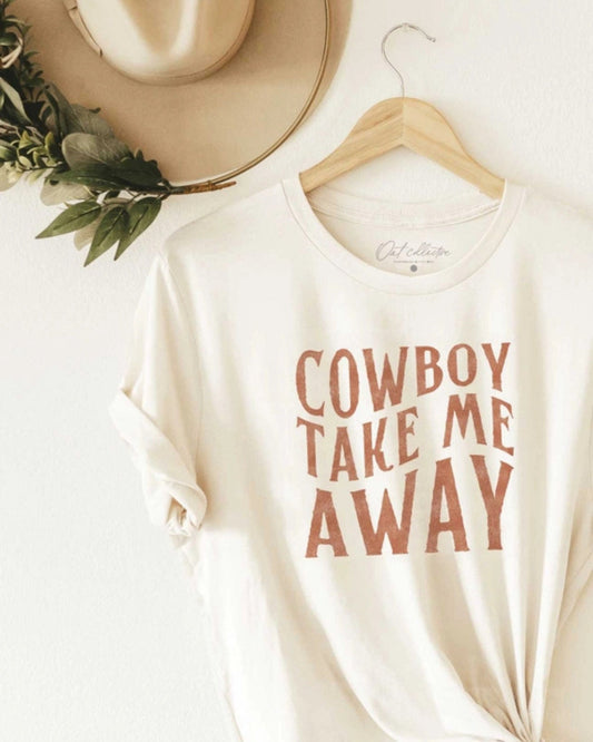 "Cowboy Take Me Away" Vintage White T-Shirt