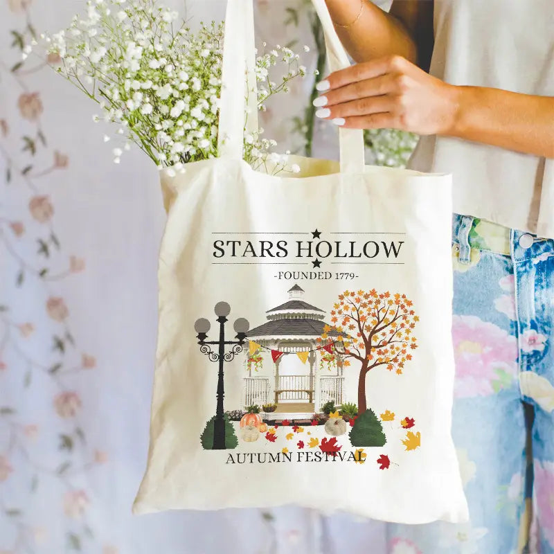 Stars Hollow Tote Bag | Autumn Festival