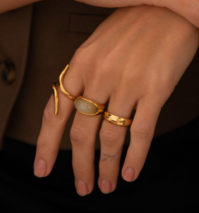 New Jade Chunky Ring