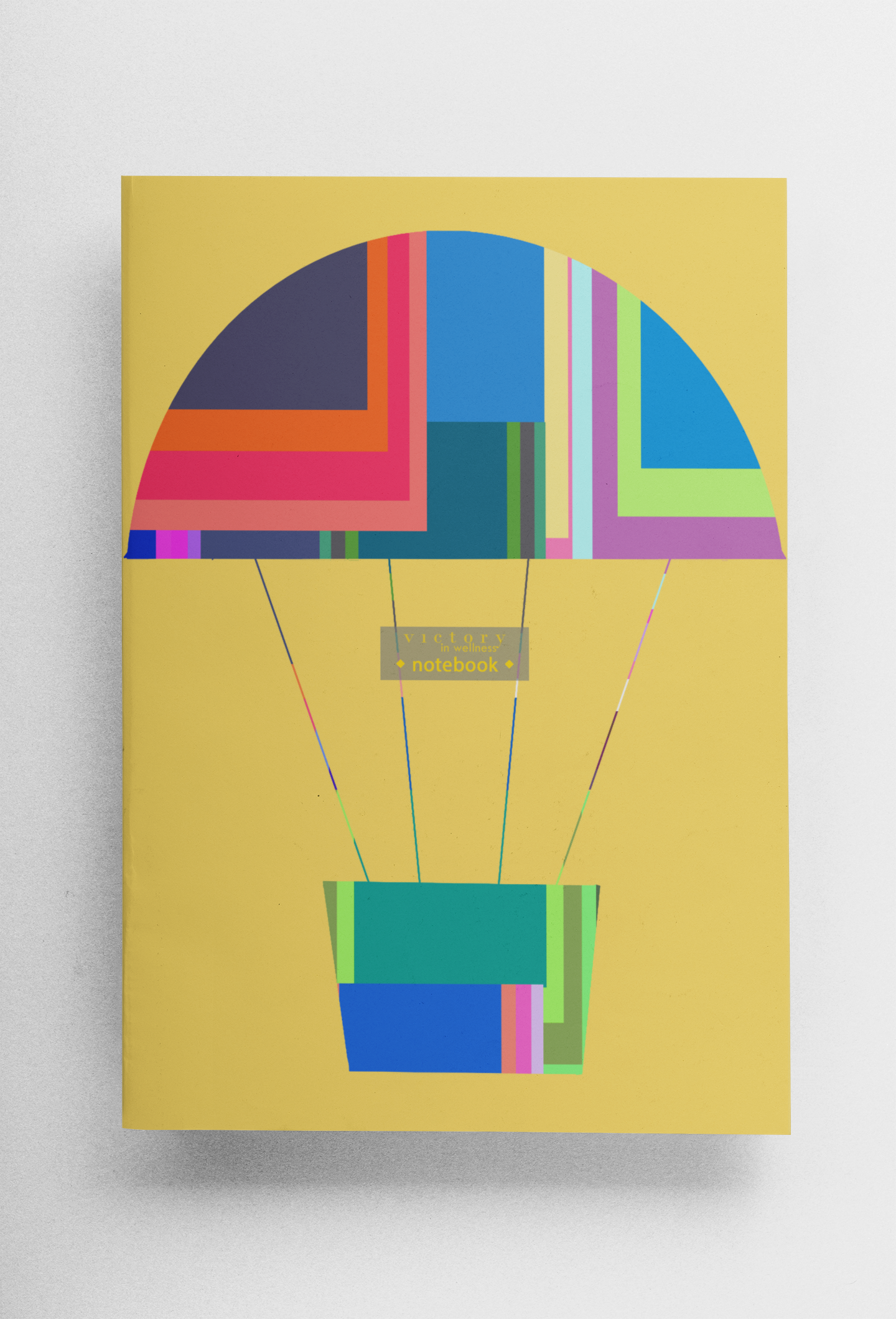 Hot Air Balloon + Fly With Me! Set of 2 Size A6 Travel Notebooks, Victory In Wellness-1