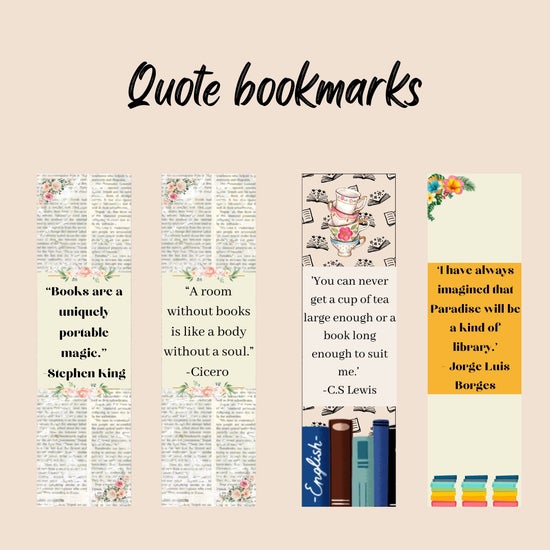 Hand Made Bookmark Collection