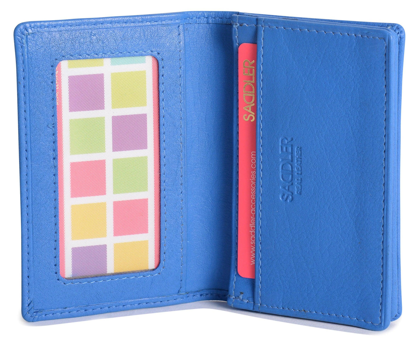 SADDLER JESSICA Leather Credit Card Holder with RFID Protection