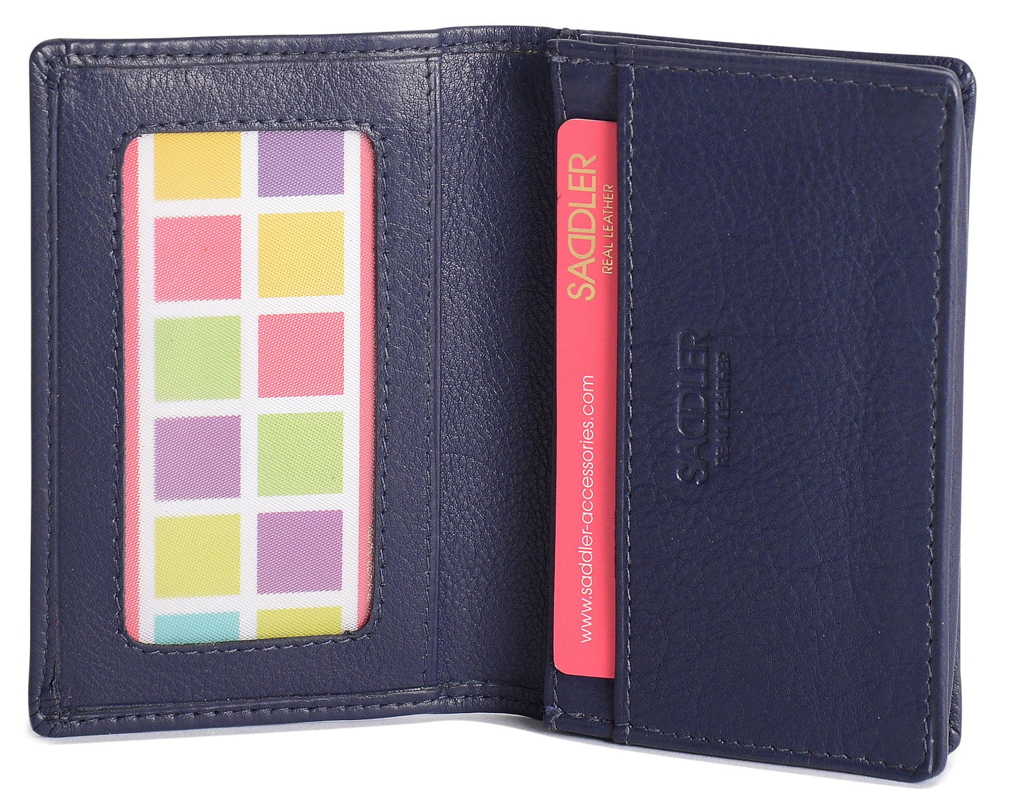 SADDLER JESSICA Leather Credit Card Holder with RFID Protection