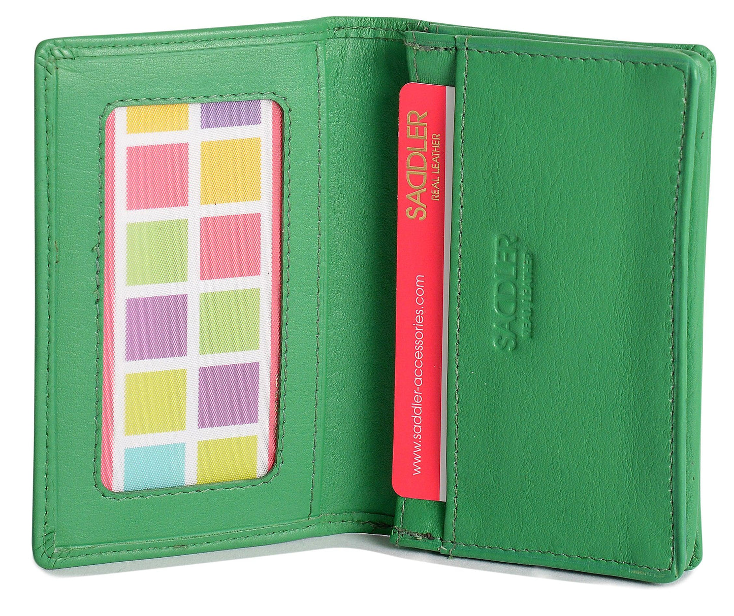 SADDLER JESSICA Leather Credit Card Holder with RFID Protection