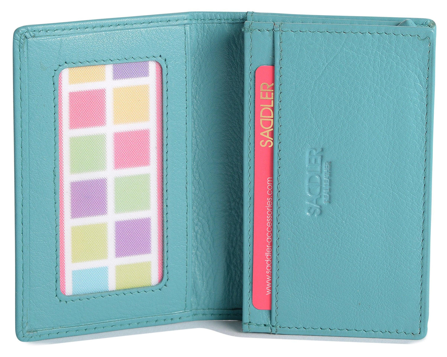 SADDLER JESSICA Leather Credit Card Holder with RFID Protection