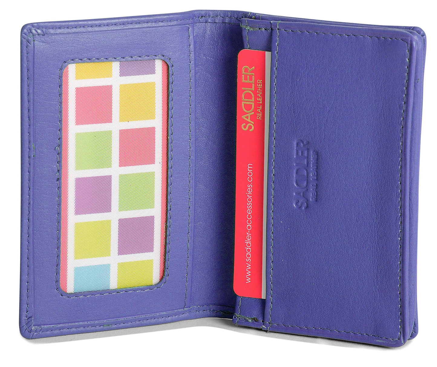 SADDLER JESSICA Leather Credit Card Holder with RFID Protection