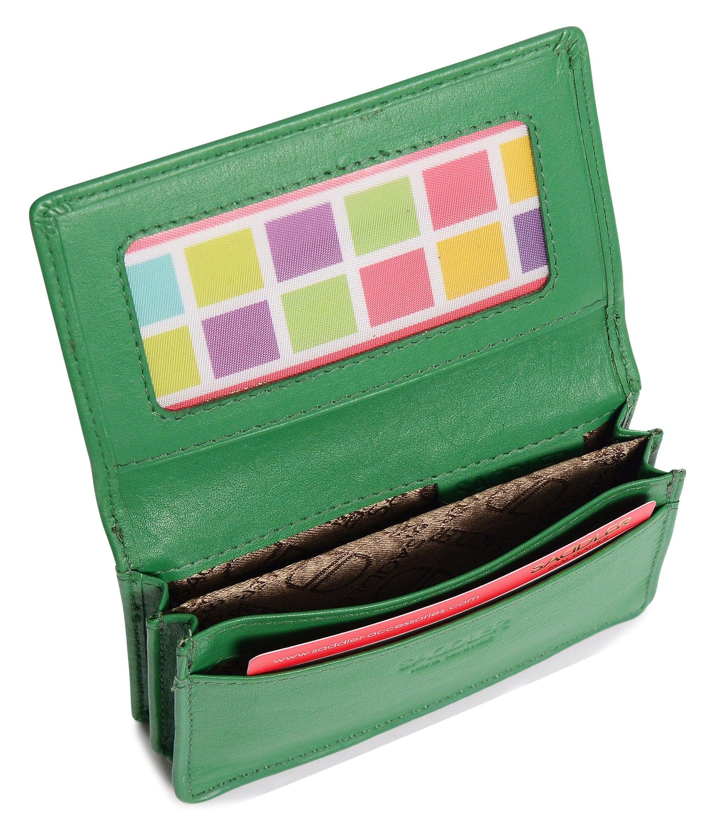 SADDLER JESSICA Leather Credit Card Holder with RFID Protection