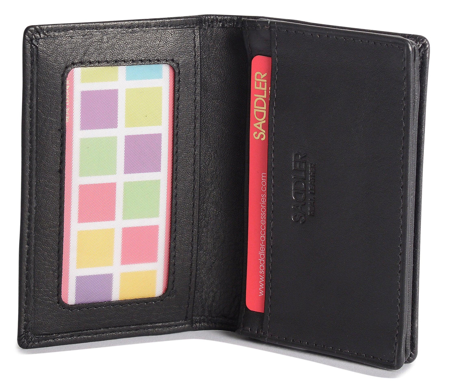 SADDLER JESSICA Leather Credit Card Holder with RFID Protection